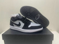 Authentic Air Jordan 1 Low GS Black/Grey