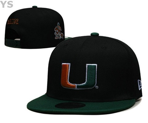 NCAA Miami Hurricanes Snapback Hat (3)