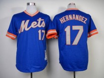 Mitchell and Ness 1983 New York Mets -17 Keith Hernandez Blue Throwback Stitched MLB Jersey Mitchell and Ness 1983 New York Mets -17 Keith Hernandez Blue Throwback Stitched MLB Jersey