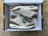 Authentic Air Jordan 3 GS Phantom/University Red