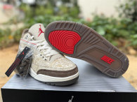Authentic Air Jordan 3 GS Phantom/University Red