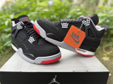 Authentic  Air Jordan 4 Bred 2026