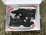 Authentic  Air Jordan 4 Bred 2026