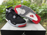 Authentic  Air Jordan 4 Bred 2026