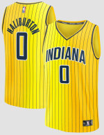 Youth Indiana Pacers Tyrese Haliburton Fanatics Gold Fast Break Jersey - Statement Edition