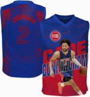 Youth Detroit Pistons Cade Cunningham Outerstuff Blue Icon Play Jersey