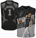 Youth San Antonio Spurs Victor Wembanyama Outerstuff Black Icon Play Jersey