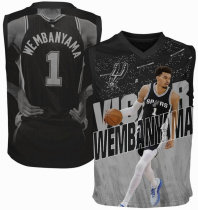 Youth San Antonio Spurs Victor Wembanyama Outerstuff Black Icon Play Jersey Youth San Antonio Spurs Victor Wembanyama Outerstuff Black Icon Play Jersey