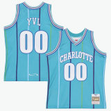 Men's Charlotte Hornets Mitchell & Ness x Playboi Carti Teal 1992-93 Swingman Jersey