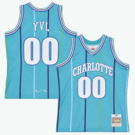 Men's Charlotte Hornets Mitchell & Ness x Playboi Carti Teal 1992-93 Swingman Jersey
