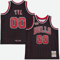 Men's Chicago Bulls Mitchell & Ness x Playboi Carti Black 1995-96 Swingman Jersey