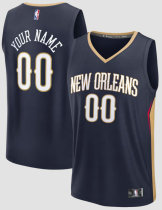 Youth New Orleans Pelicans Fanatics Navy Fast Break Custom Jersey - Icon Edition Youth New Orleans Pelicans Fanatics Navy Fast Break Custom Jersey - Icon Edition