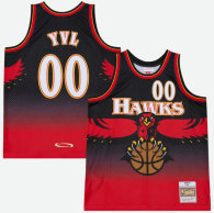 Men's Atlanta Hawks Mitchell & Ness x Playboi Carti Black 1996-97 Swingman Jersey
