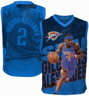 Youth Oklahoma City Thunder Shai Gilgeous-Alexander Outerstuff Blue Icon Play Jersey