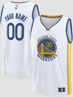 Men's Golden State Warriors Fanatics White Fast Break Custom Jersey - Association Edition