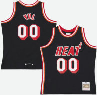 Men's Miami Heat Mitchell & Ness x Playboi Carti Black 1996-97 Swingman Jersey