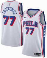 Unisex Philadelphia 76ers VJ Edgecombe Nike White Swingman Player Jersey - Association Edition