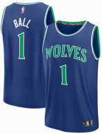 Men's Minnesota Timberwolves LaMelo Ball Fanatics Blue Fast Break Jersey - Icon Edition