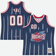 Men's Houston Rockets Mitchell & Ness x Playboi Carti Navy 1999-00 Swingman Jersey