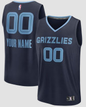 Men's Memphis Grizzlies Fanatics Navy Fast Break Custom Jersey - Icon Edition Men's Memphis Grizzlies Fanatics Navy Fast Break Custom Jersey - Icon Edition