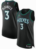 Unisex Minnesota Timberwolves Jaden McDaniels Jordan Brand Black Authentic Jersey - Statement Edition Unisex Minnesota Timberwolves Jaden McDaniels Jordan Brand Black Authentic Jersey - Statement Edition