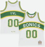 Men's Seattle SuperSonics Mitchell & Ness x Playboi Carti White 1994-95 Swingman Jersey