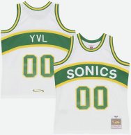 Men's Seattle SuperSonics Mitchell & Ness x Playboi Carti White 1994-95 Swingman Jersey