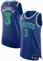 Unisex Minnesota Timberwolves Jaden McDaniels Nike Blue Authentic Jersey - Icon Edition Unisex Minnesota Timberwolves Jaden McDaniels Nike Blue Authentic Jersey - Icon Edition