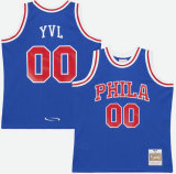 Men's Philadelphia 76ers Mitchell & Ness x Playboi Carti Royal 1996-97 Swingman Jersey