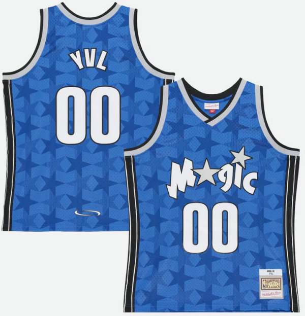Men's Orlando Magic Mitchell & Ness x Playboi Carti Blue 2000-01 Swingman Jersey