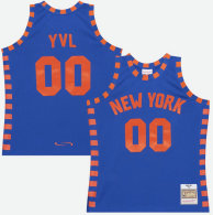 Men's New York Knicks Mitchell & Ness x Playboi Carti Blue 2005-06 Swingman Jersey